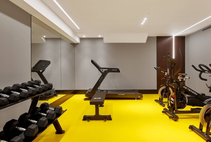 Máquinas de la sala de fitness