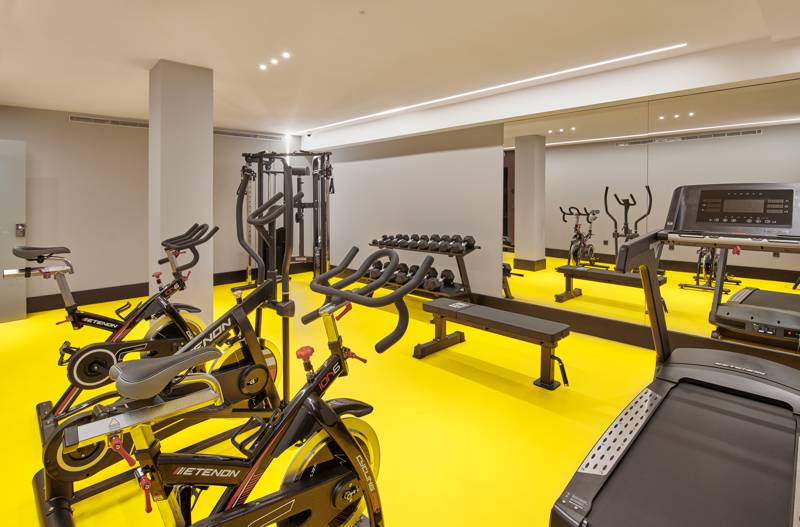 Máquinas de la sala de fitness